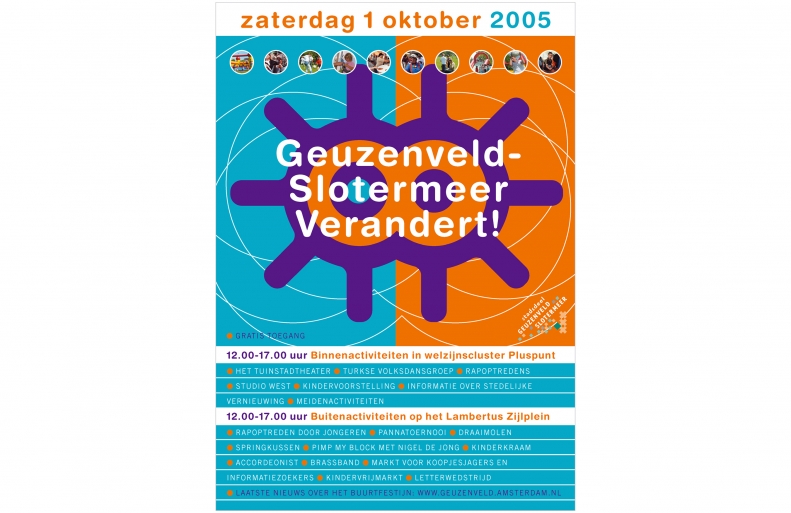 Geuzenveld-Slotermeer Verandert!, affiche 2005